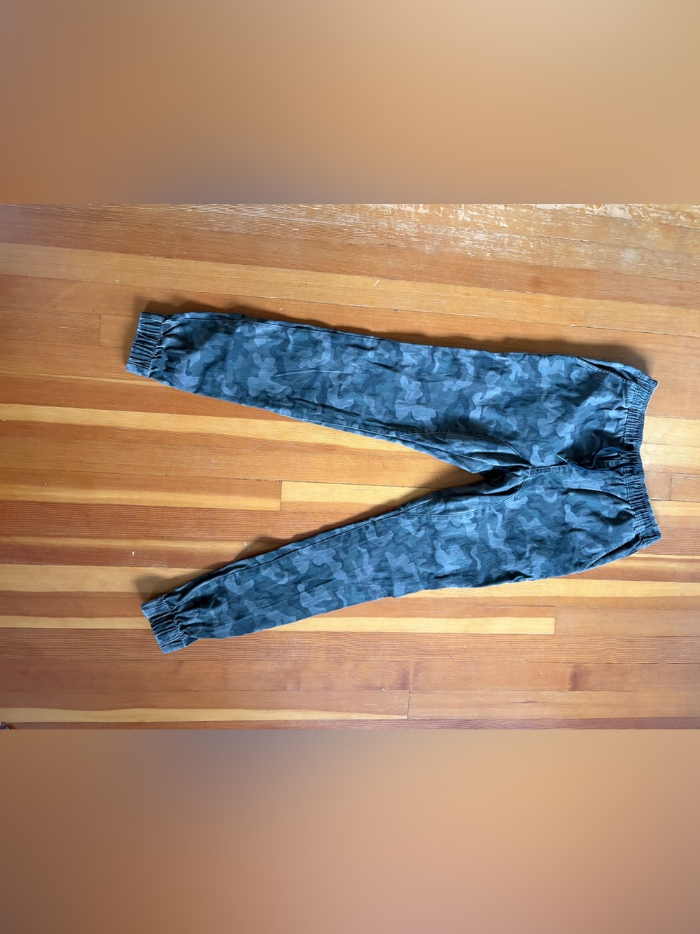 Zanerobe Dark Blue Green Camo Jogger Pants